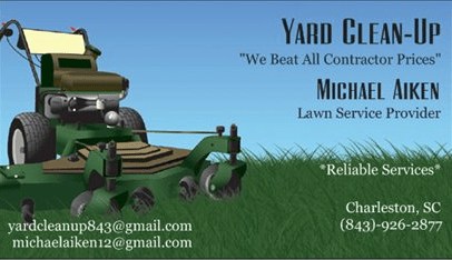 Yard Clean Up New Card